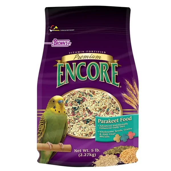 5 Lb F.M. Brown Encore Premium Parakeet - Treat